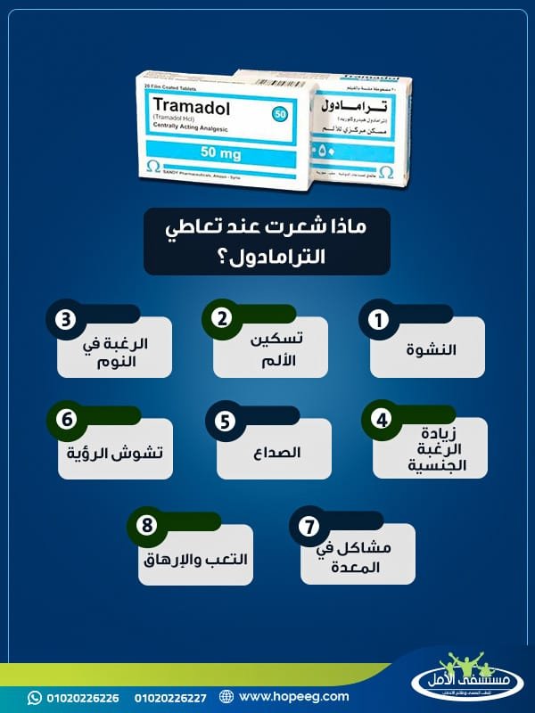 ماذا شعرت عند تعاطي الترامادول؟