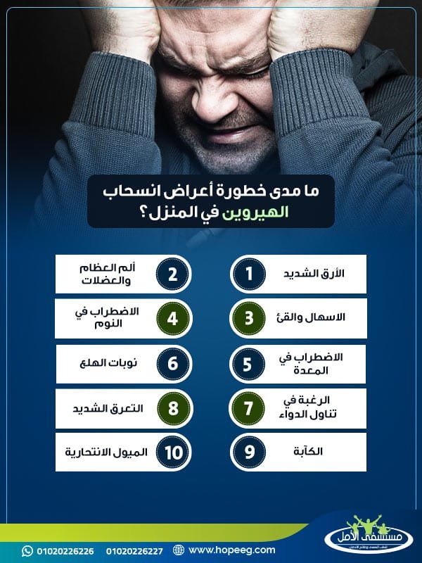 ما مدى خطورة أعراض انسحاب الهيروين في المنزل؟