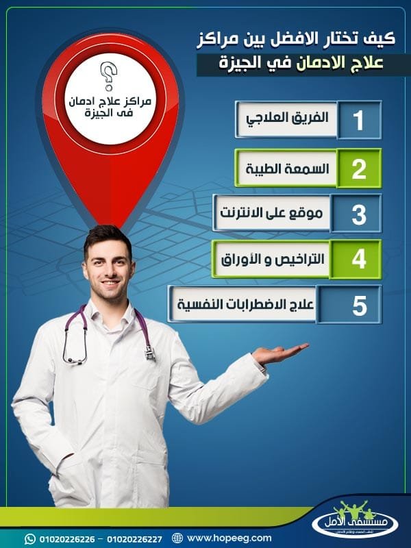 كيف تختار الافضل بين مراكز علاج الادمان في الجيزة