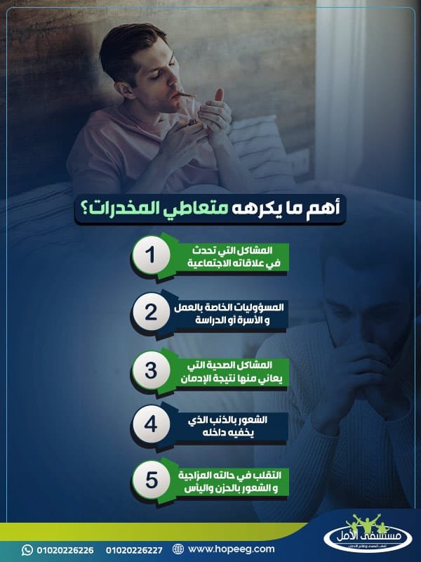 ماذا يكره متعاطي المخدرات؟