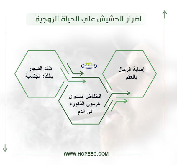 أضرار الحشيش علي الحياة الزوجية