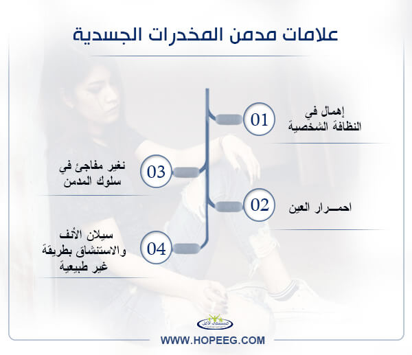 علامات مدمن المخدرات