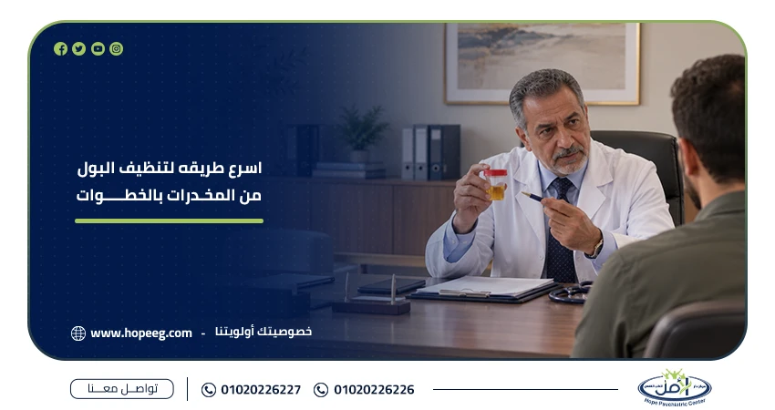 اسرع طريقه لتنظيف البول من المخدرات بالخطوات